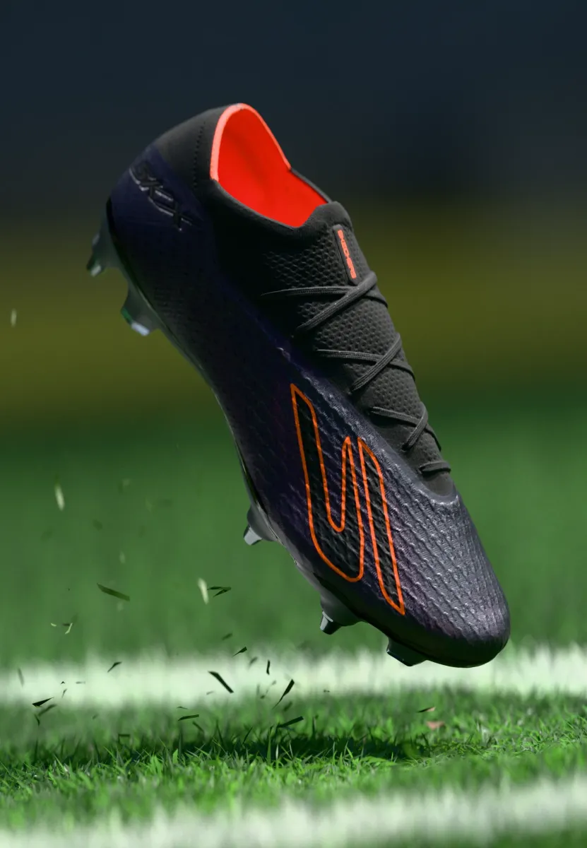 SKX 2 ELITE SG - Fußballschuhe für weichen Untergrund - black/orange
