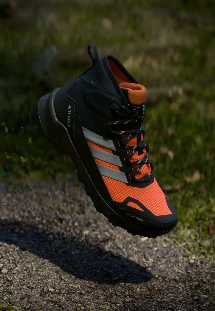 SKYCHASER AX5 MID GTX CLIMA - Snowboot/Winterstiefel - core black/matte silver/semi impact orange