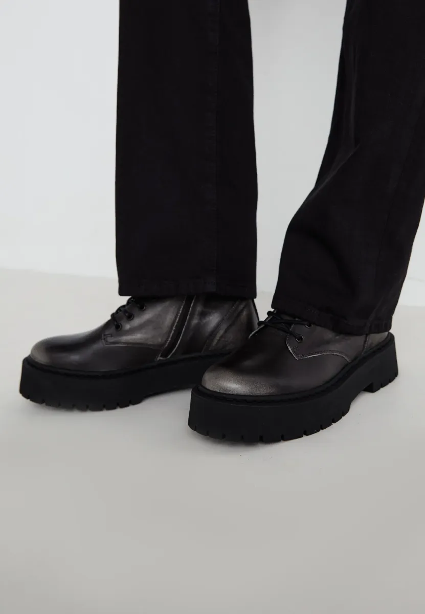SKYLAR - Schnürstiefelette - dark grey