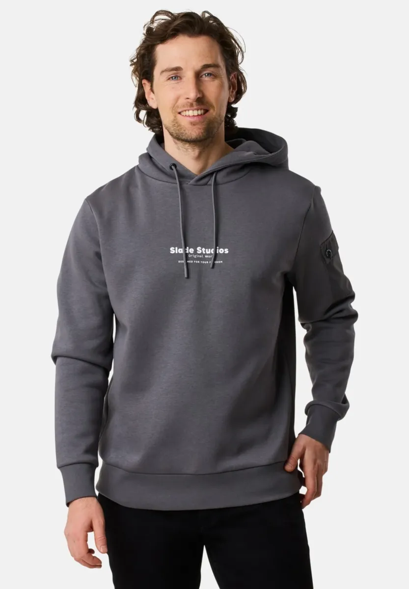 SLADE - Kapuzenpullover - tea grey