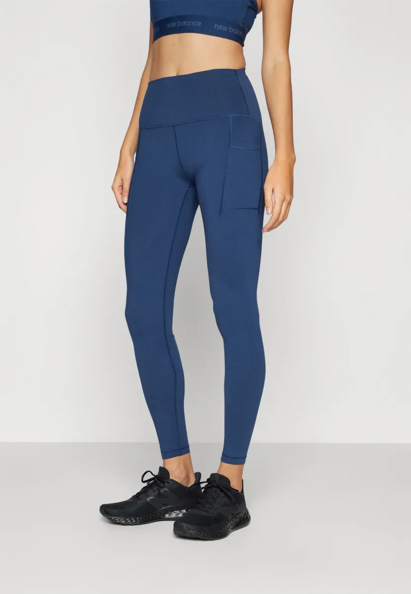 SLEEK POCKET HIGH RISE LEGGING  - Lauftights - navy