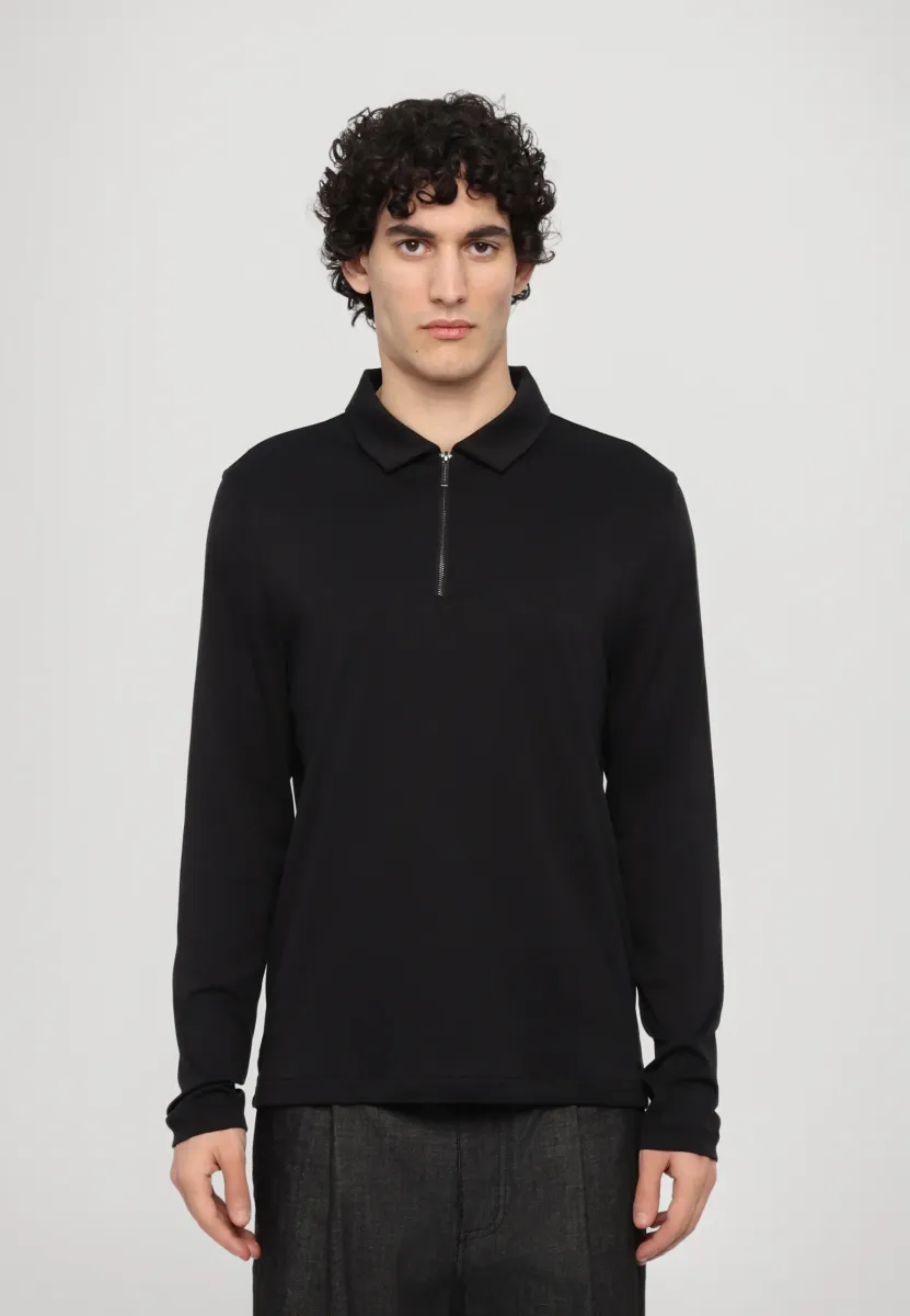 SLEEK ZIP - Langarmshirt - black