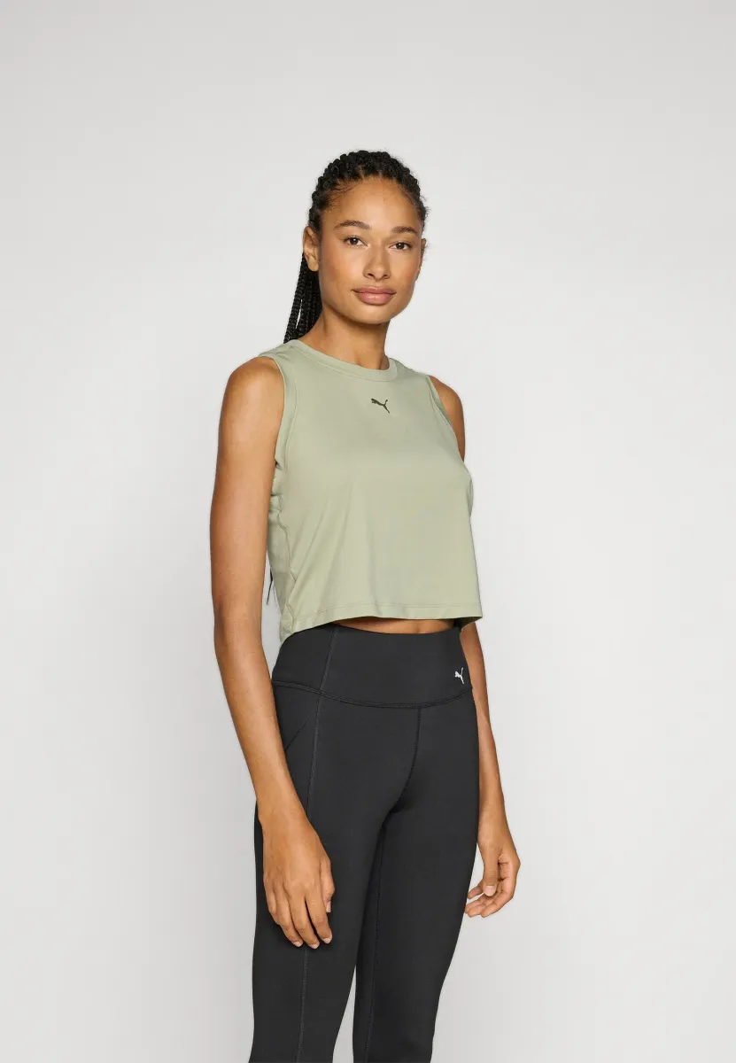 SLEEVELESS TANK - Top - lux army