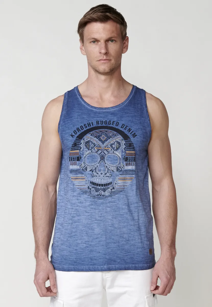 SLEEVELESS  - Top - azul   blue