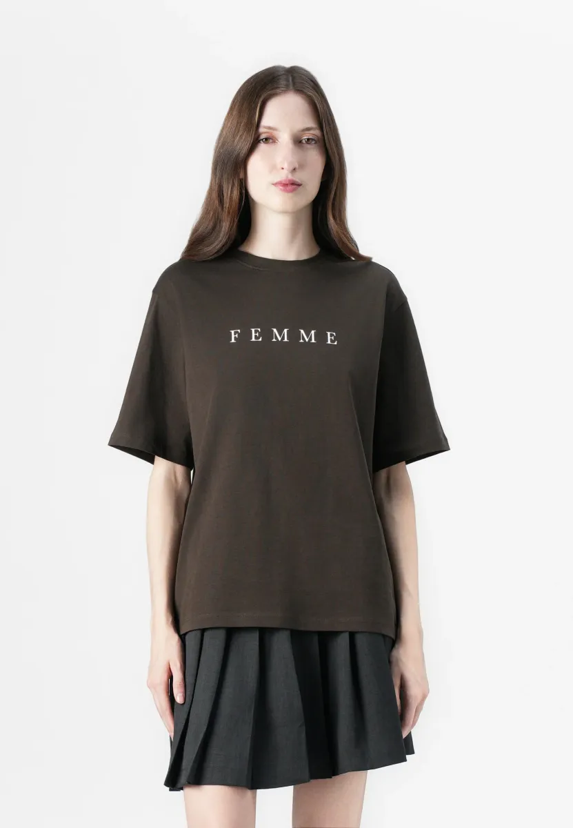 SLFVILJA PRINTED TEE - T-Shirt print - delicioso