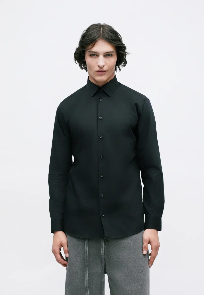 SLHREGETHAN CLASSIC - Hemd - black