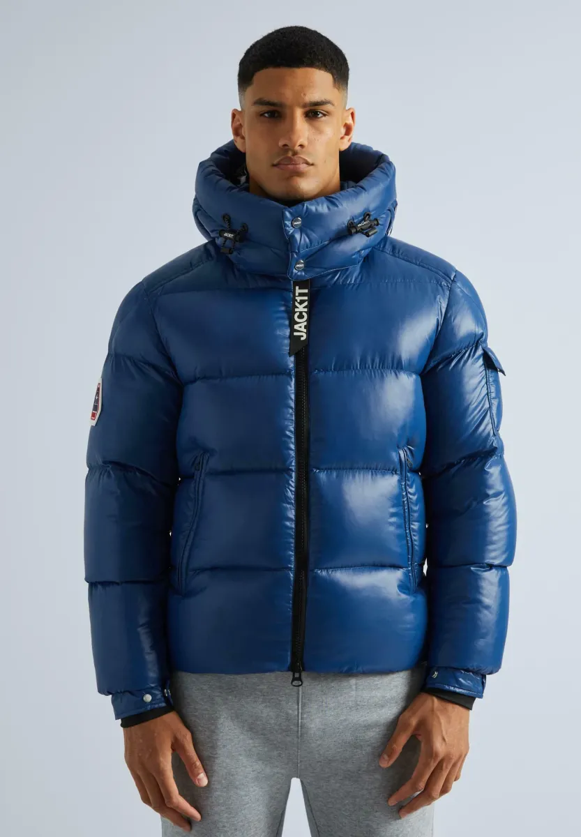 SLICK RACER HOOD - Winterjacke - blue moon black