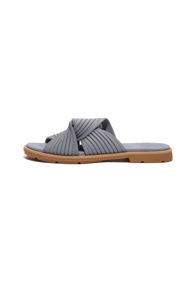 SLIDE  - Pantolette flach - medium purple knit