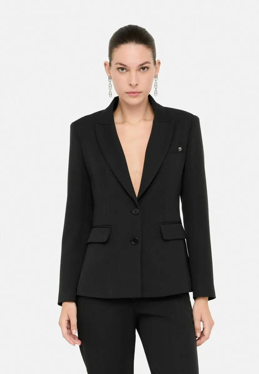 SLIM FIT  - Blazer - black