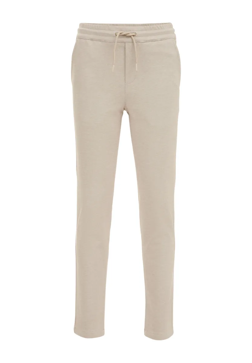 SLIM FIT - Stoffhose - beige