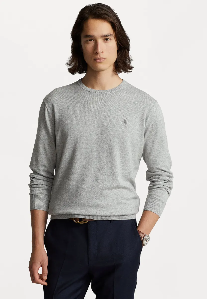 SLIM FIT - Strickpullover - andover heather