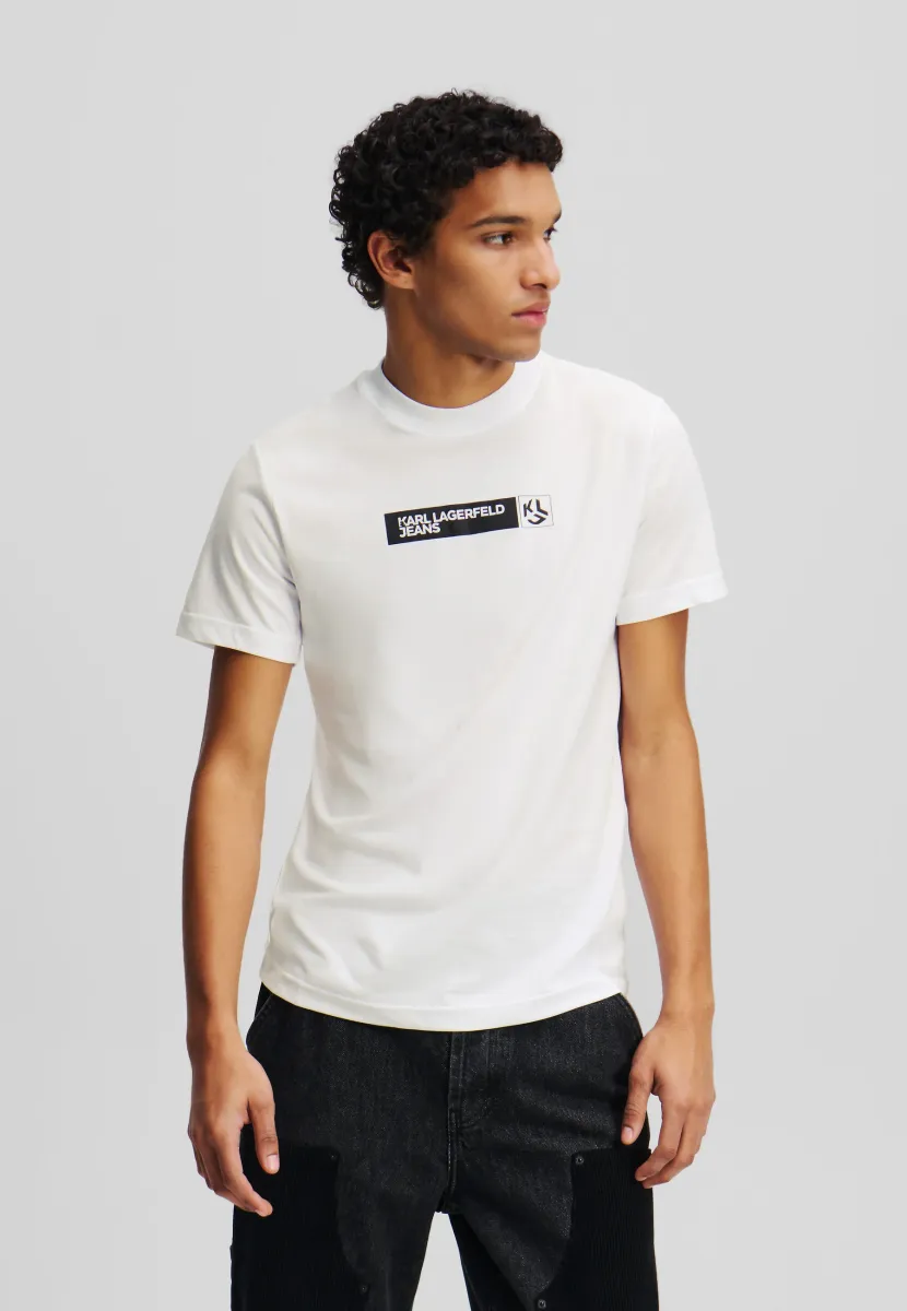 SLIM GRAPHIC  - T-Shirt print - white