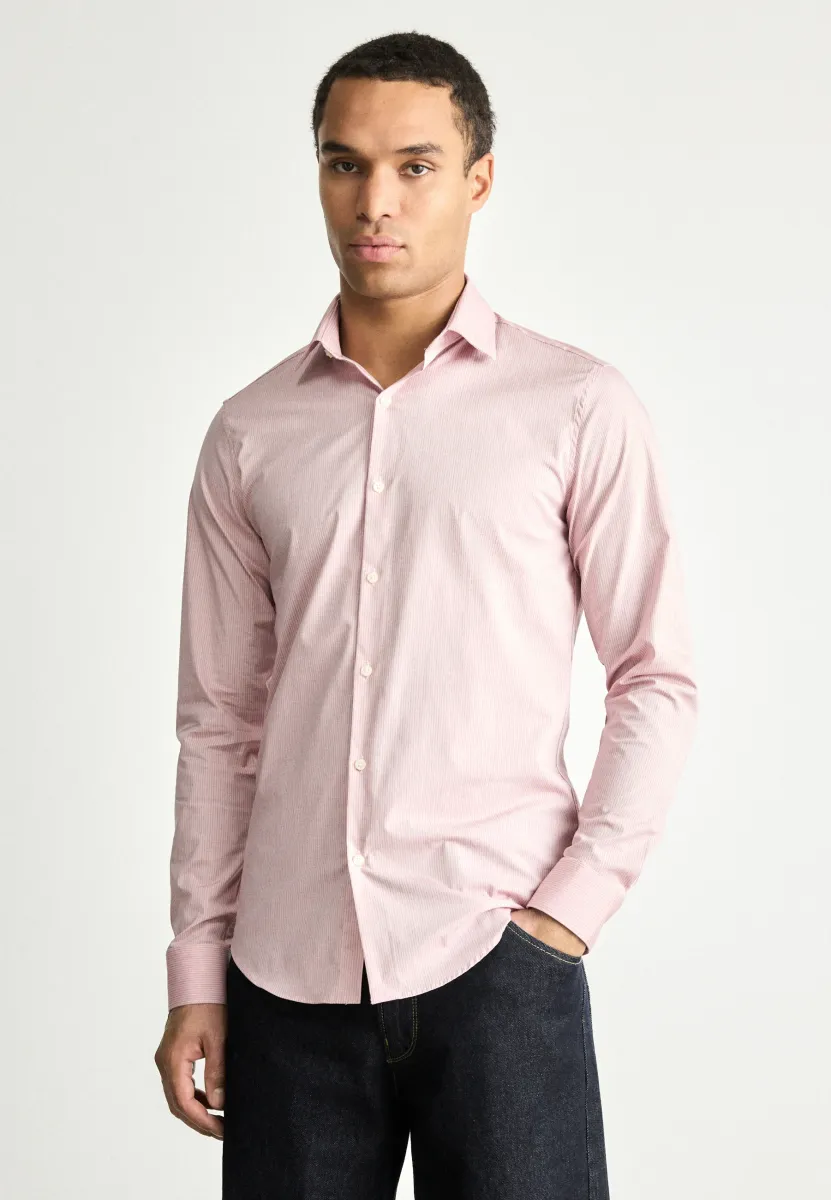 SLIM  - Hemd - red brick