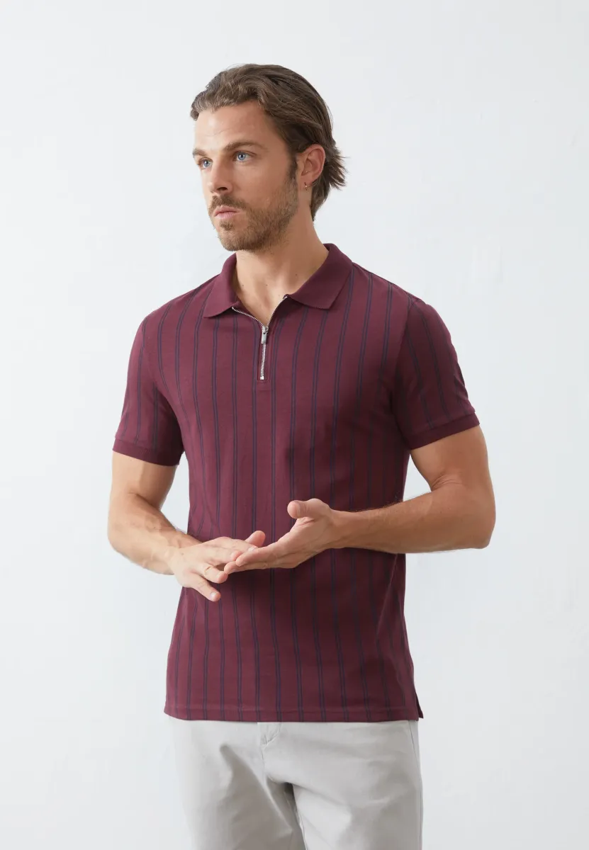 SLIM - Poloshirt - bordeaux
