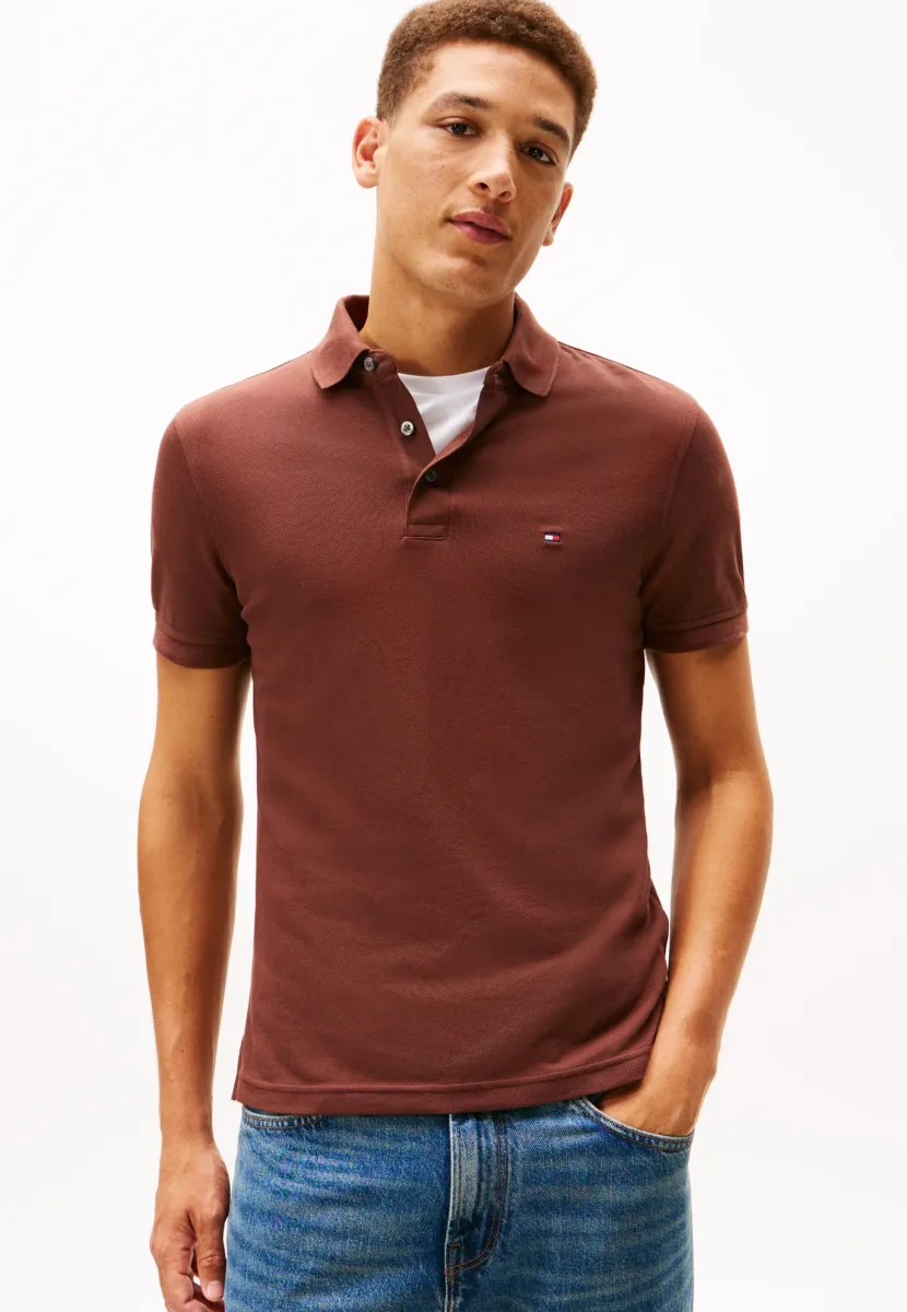 SLIM - Poloshirt - pure brown