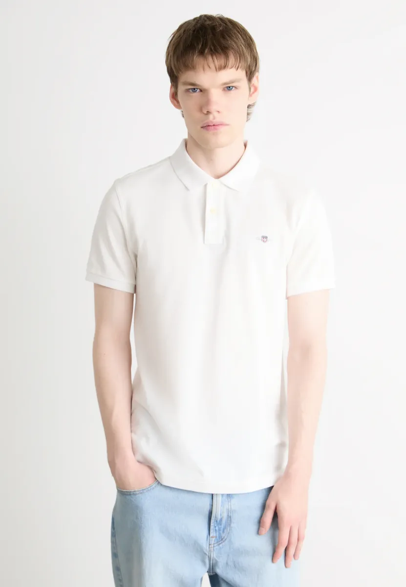 SLIM SHIELD - Poloshirt - weiß