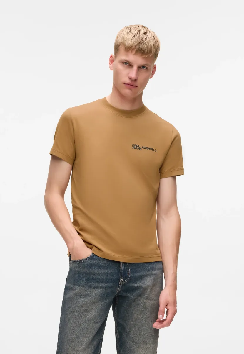SLIM TEE - T-Shirt basic - chipmunk
