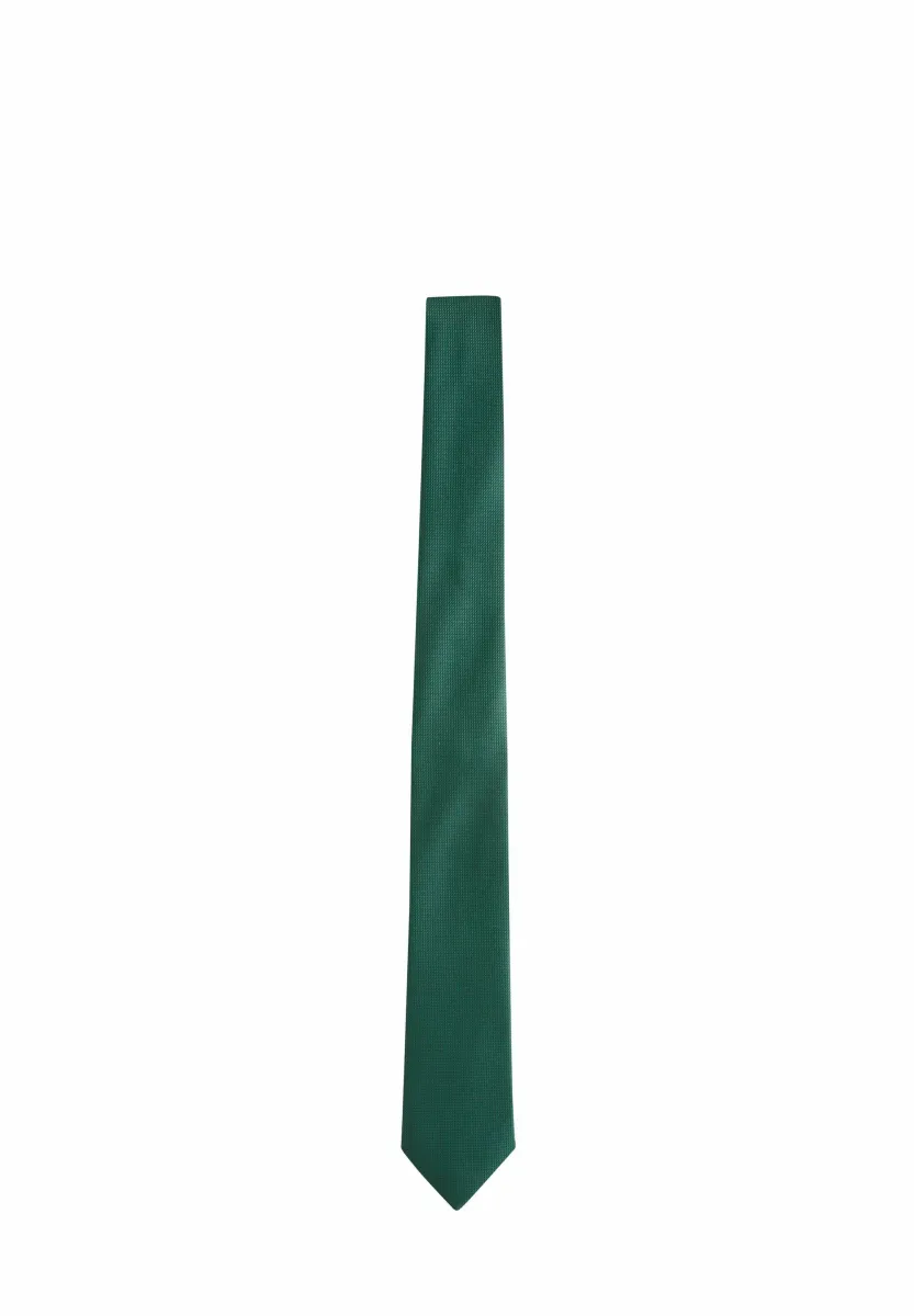 SLIM - TEXTURED - Krawatte - forest green