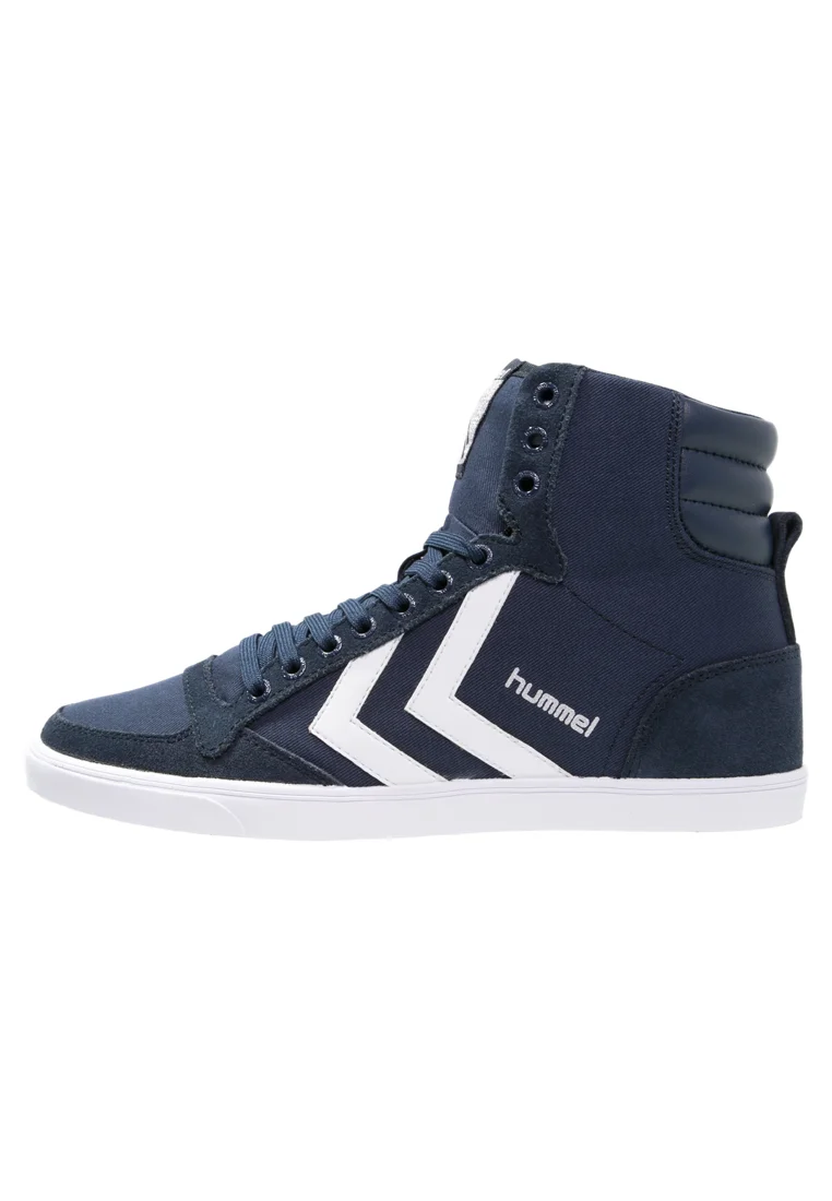 SLIMMER STADIL - Sneaker high - dress blue/white