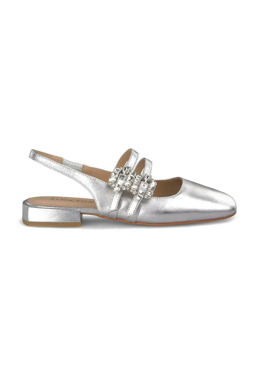 Sling-Ballerina - plateado
