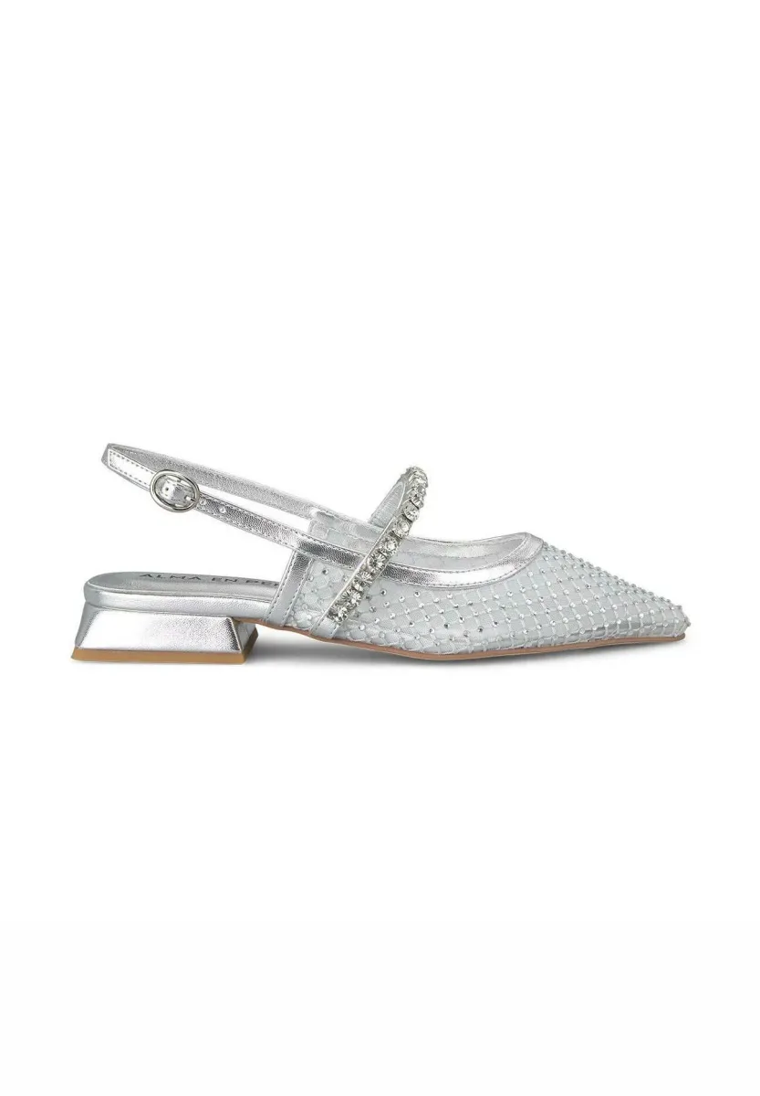 Sling-Ballerina - plateado