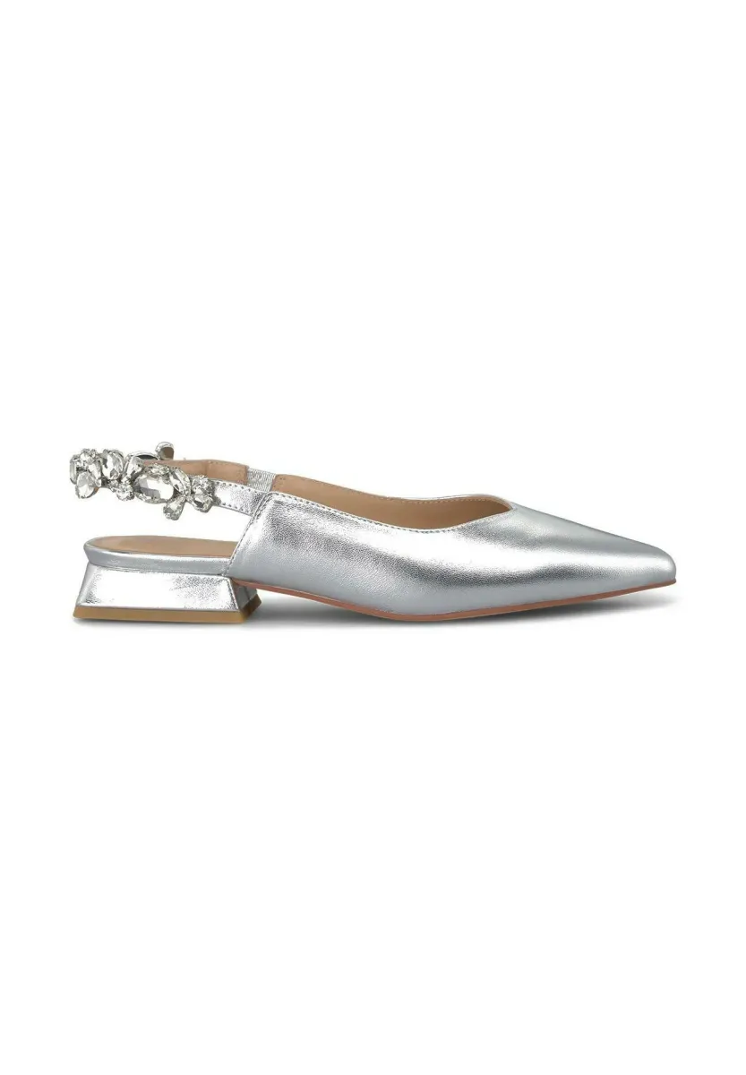 Sling-Ballerina - plateado