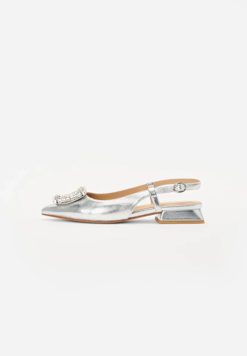 Sling-Ballerina - silver coloured