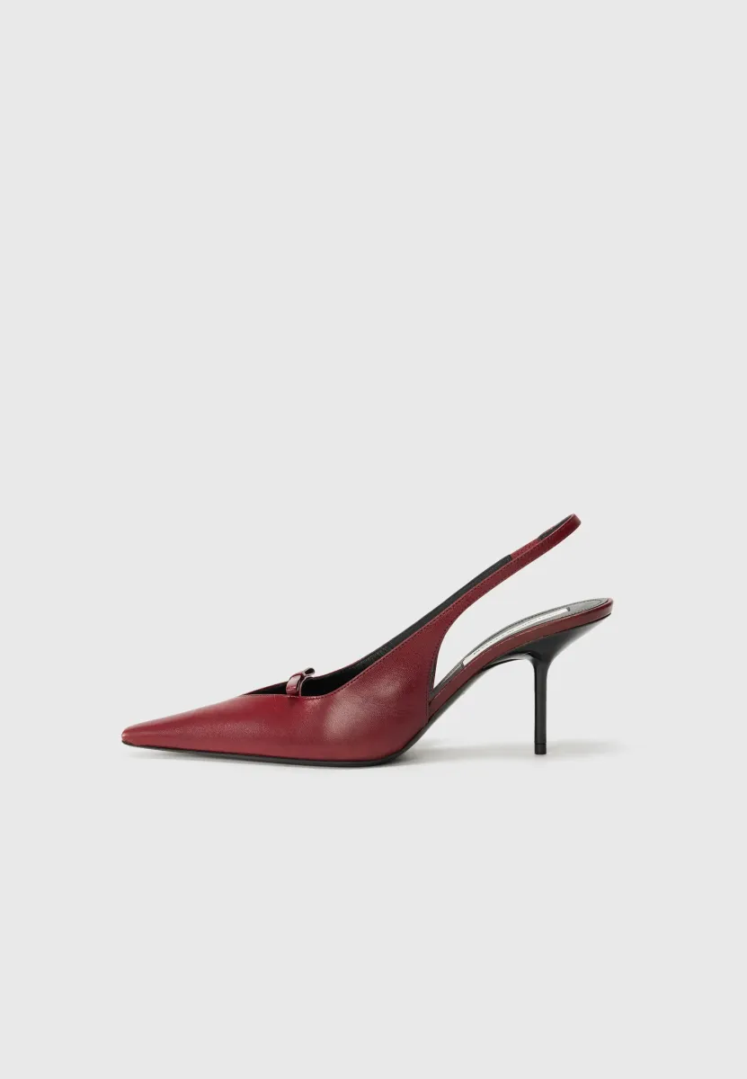 SLINGBACK - High Heel Sandalette - burgundy