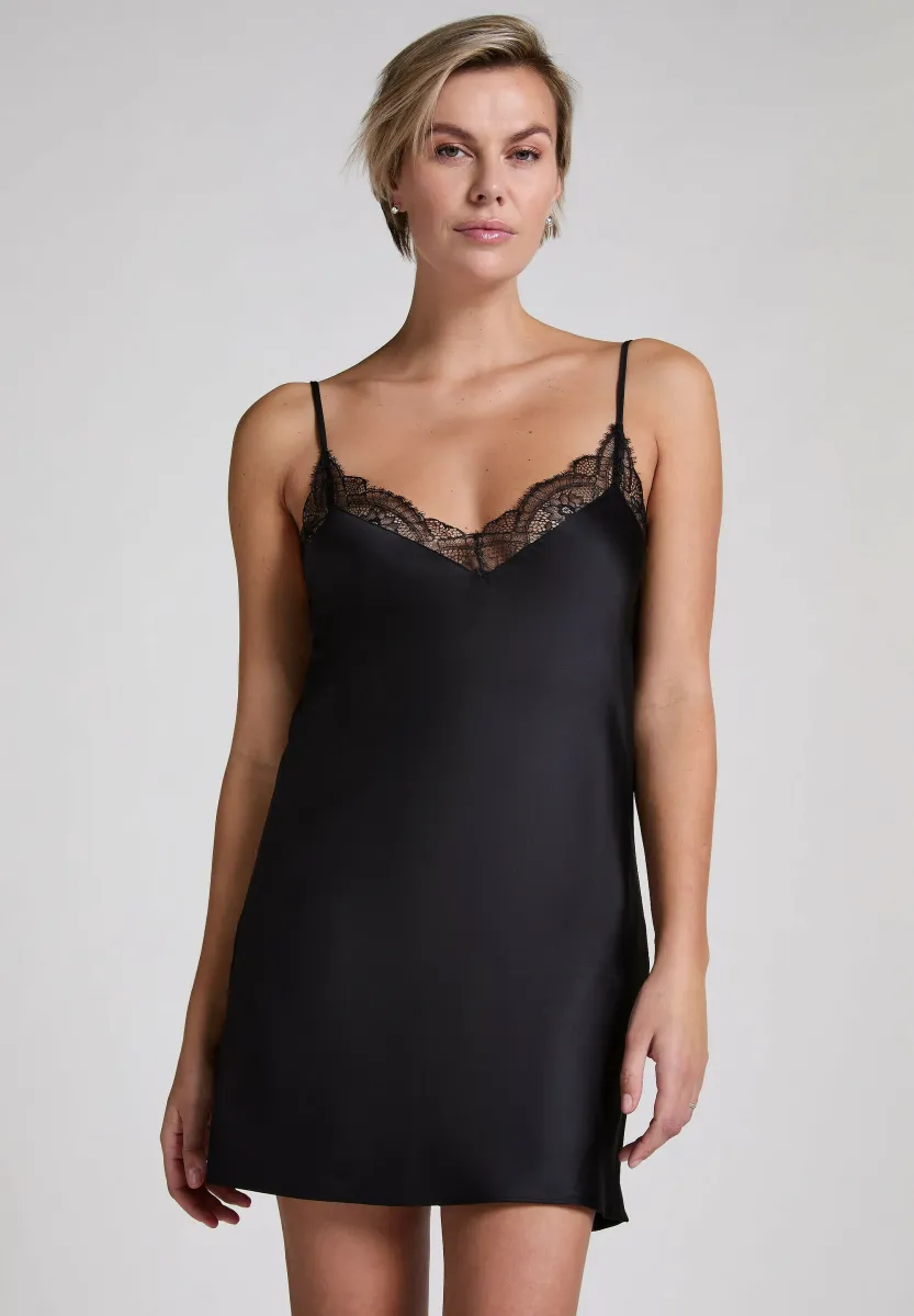 SLIP - Nachthemd - black