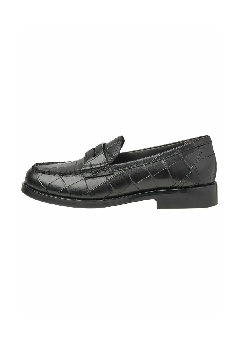 Slipper - black croco