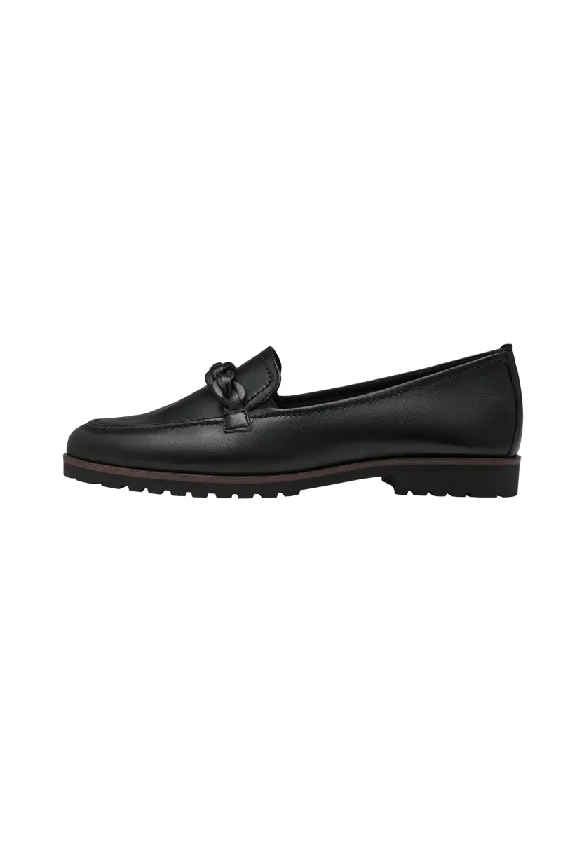 Slipper - black leather