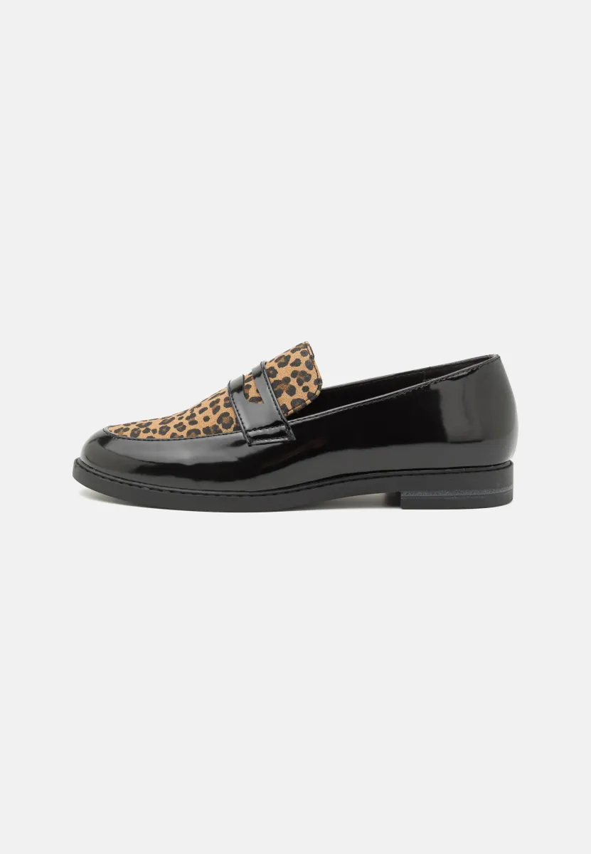 Slipper - black/brown/cognac
