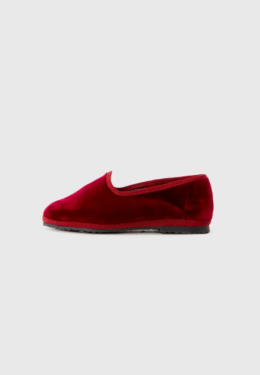 Slipper - burgundy