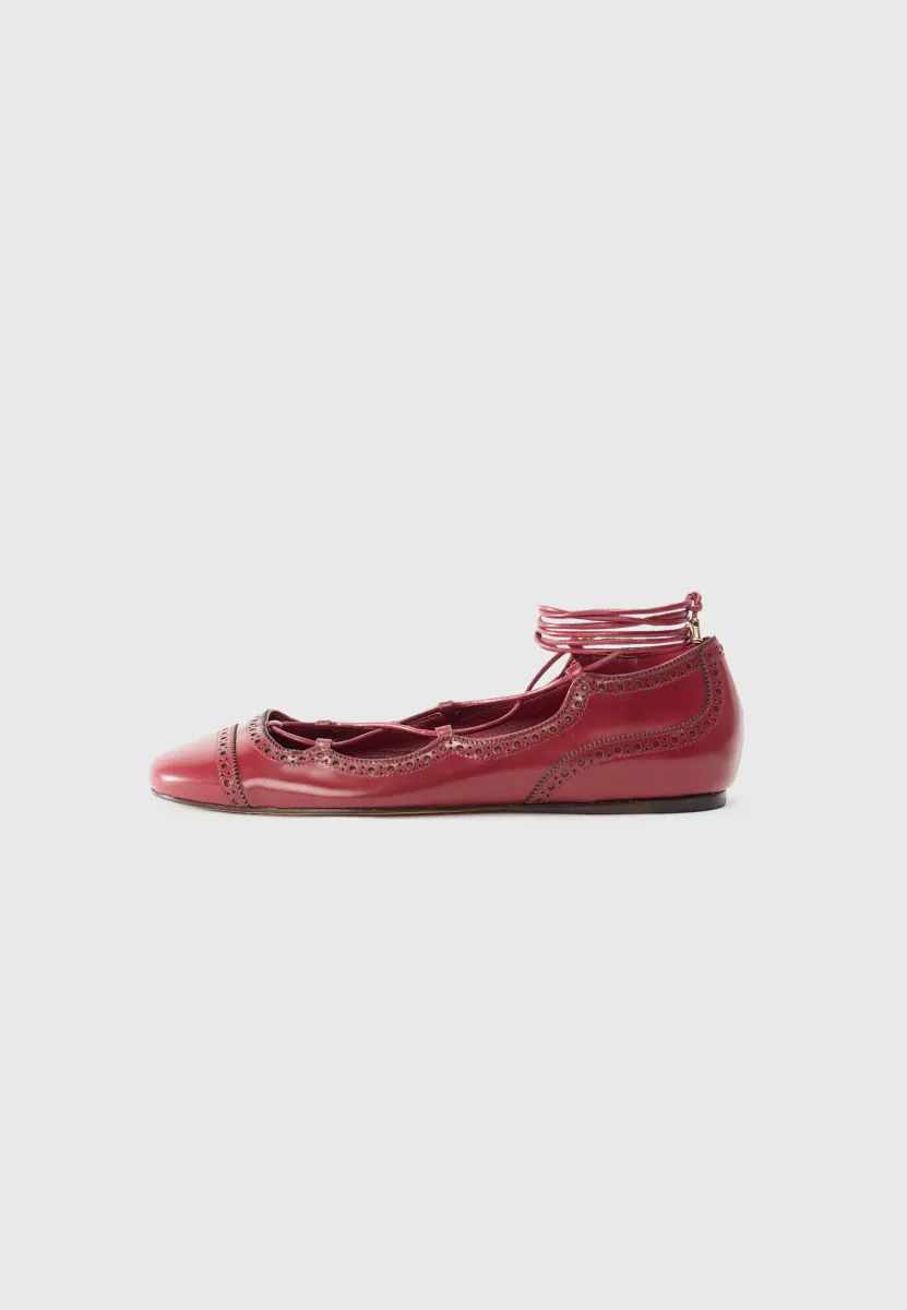 Slipper - chili red