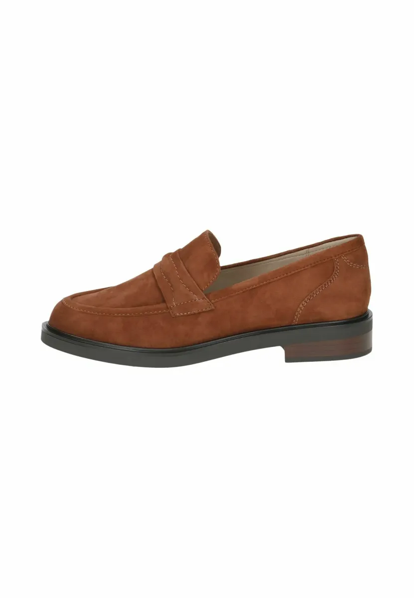 Slipper - cognac suede