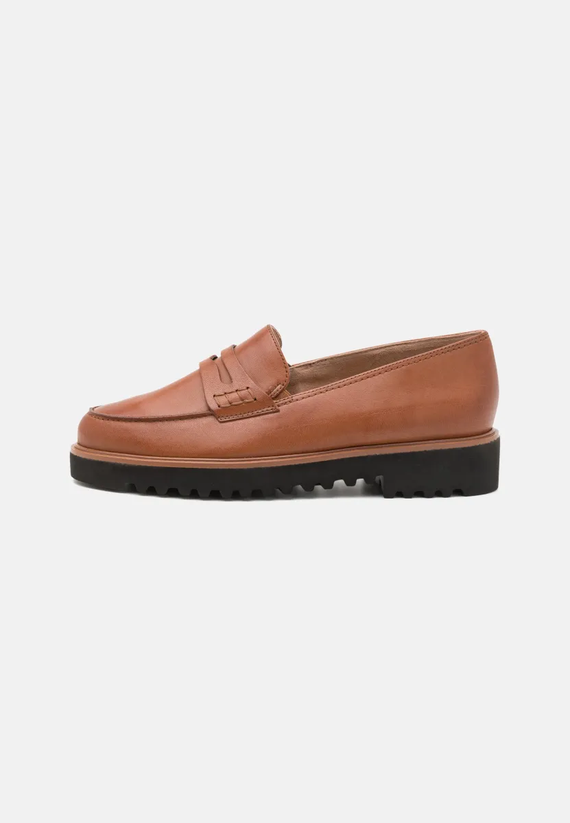 Slipper - cognac