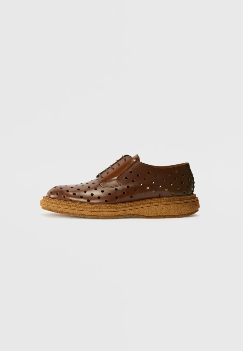 Slipper - cognac