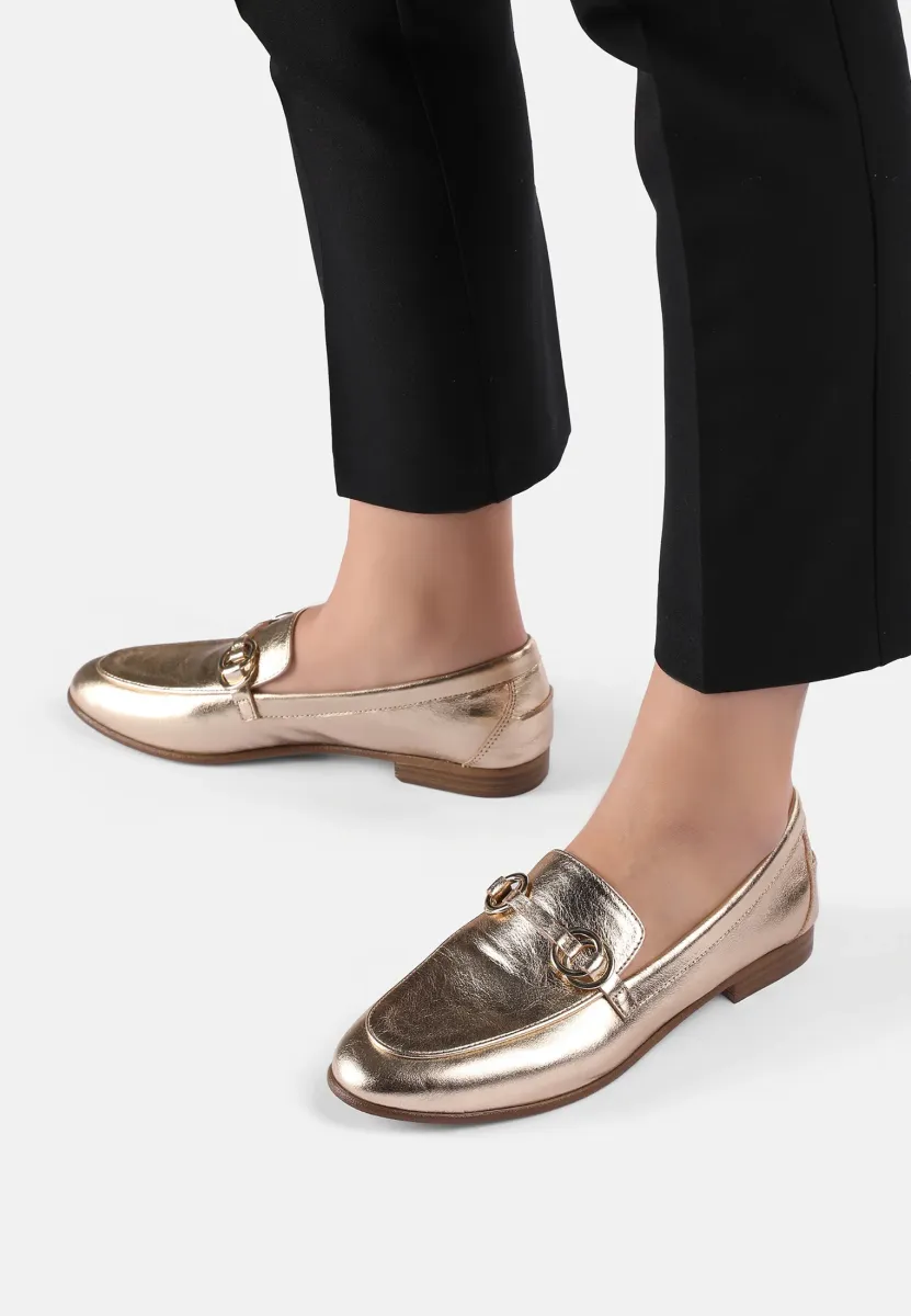 Slipper - gold gld