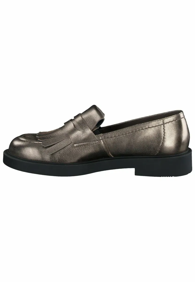 Slipper - kalbleder met grunge