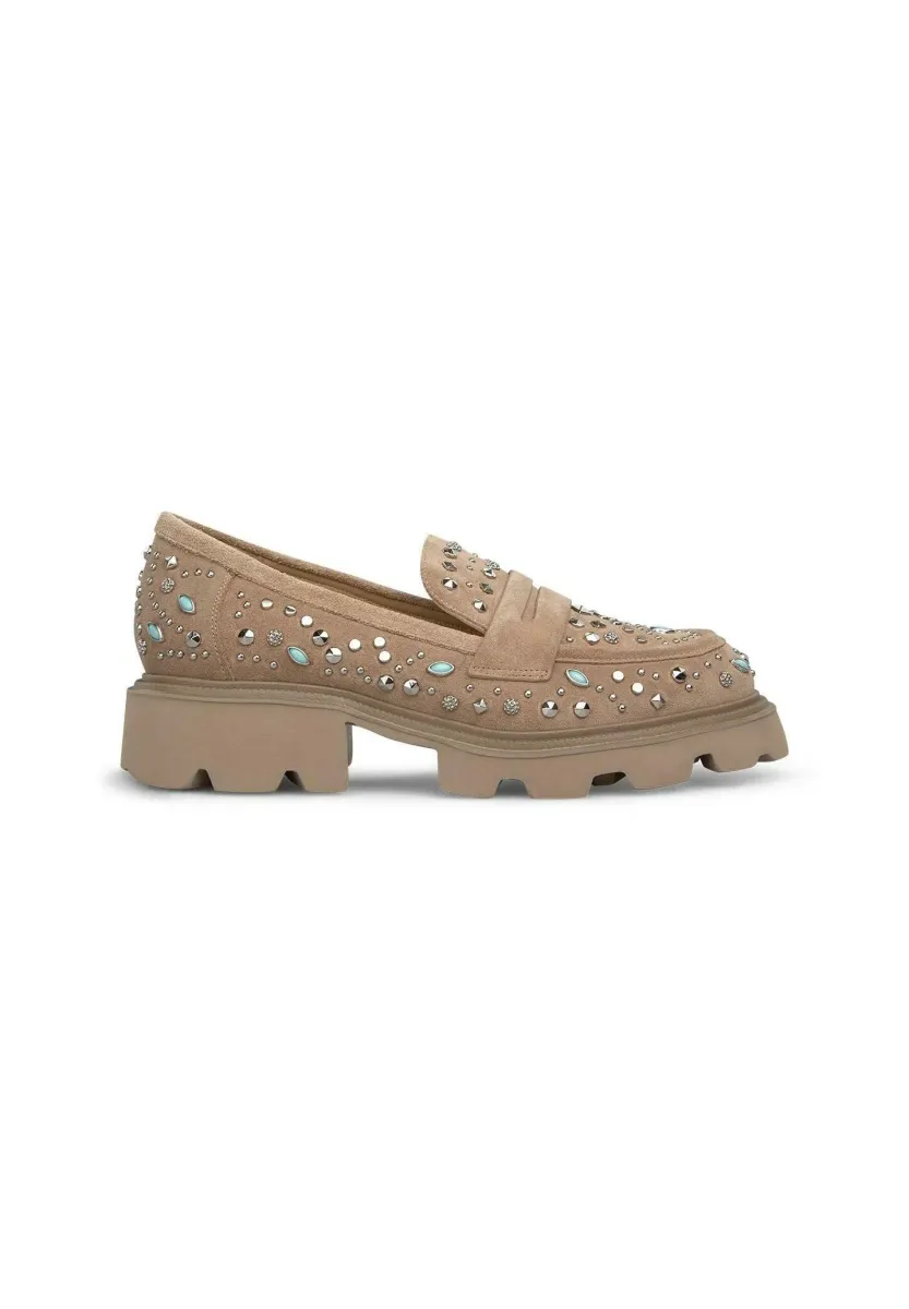 Slipper - marrón jaspeado