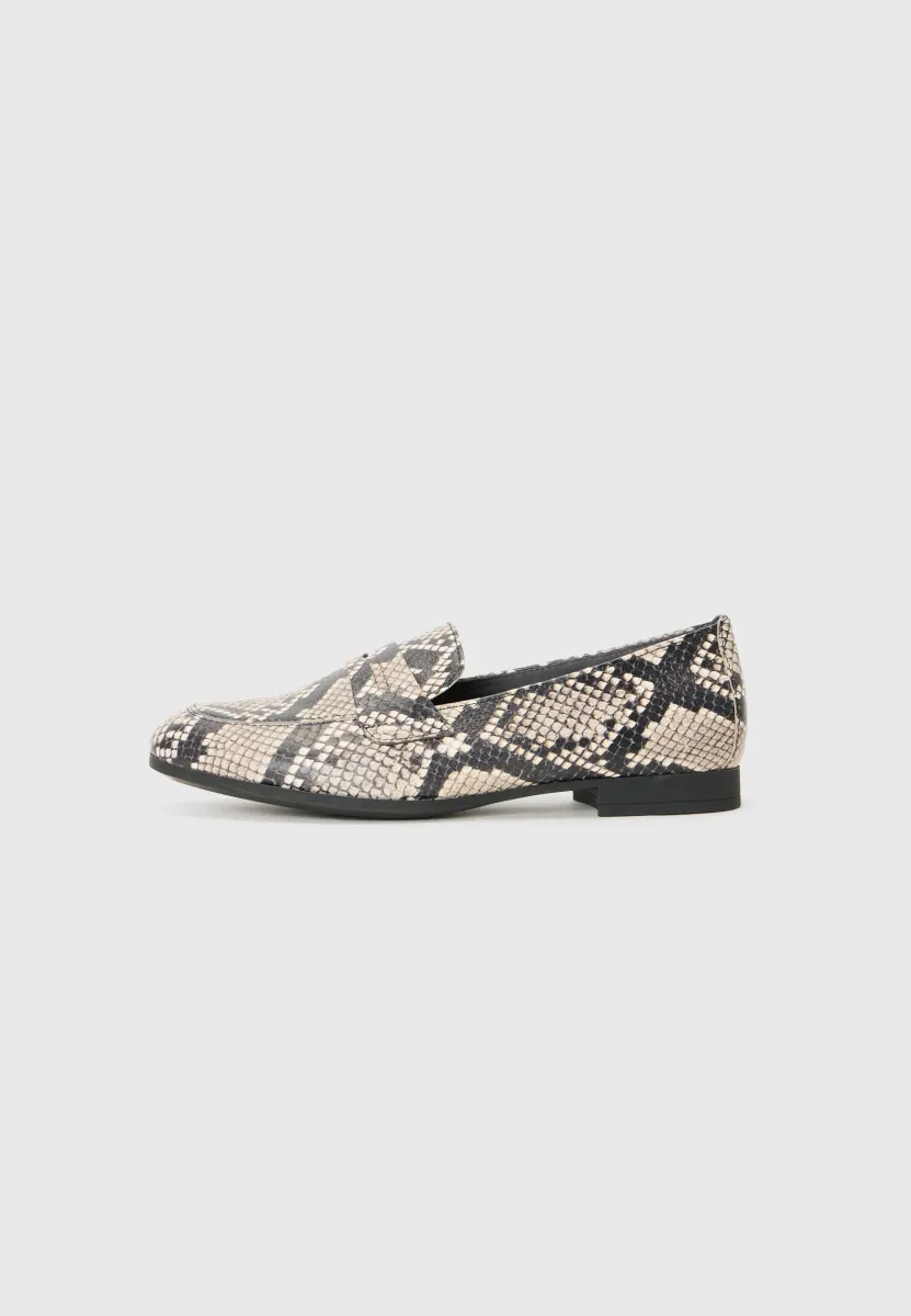 Slipper - natur/schwarz