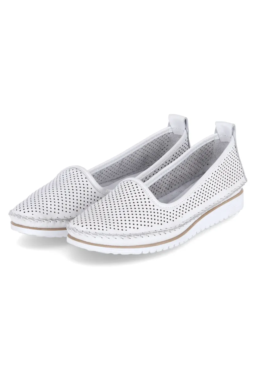 Slipper - weiß