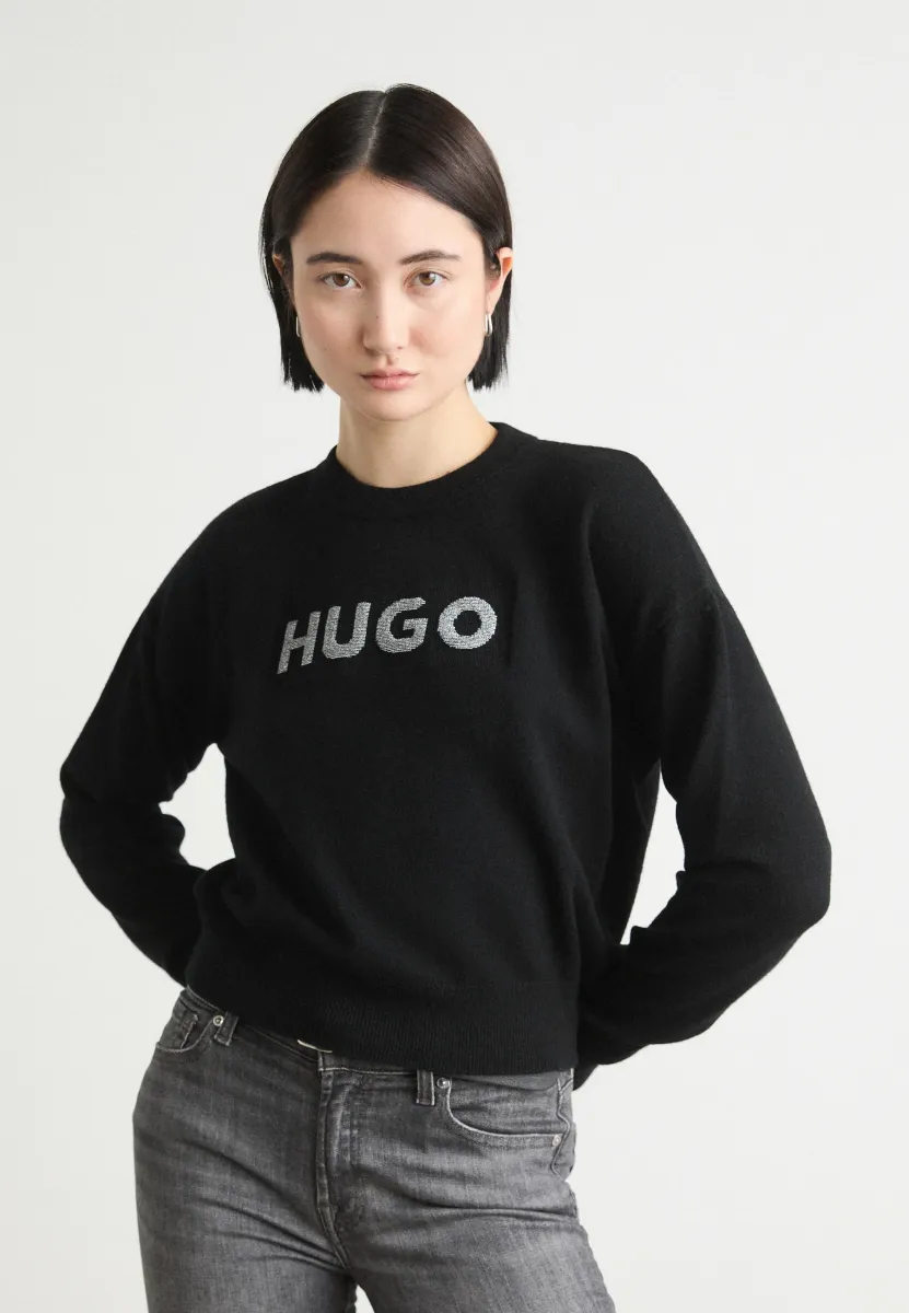 SLOGERIX - Strickpullover - black