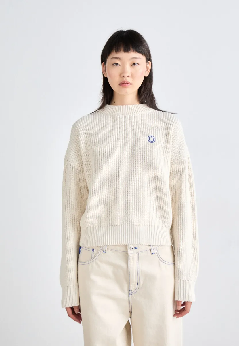SLOGERY - Strickpullover - open white