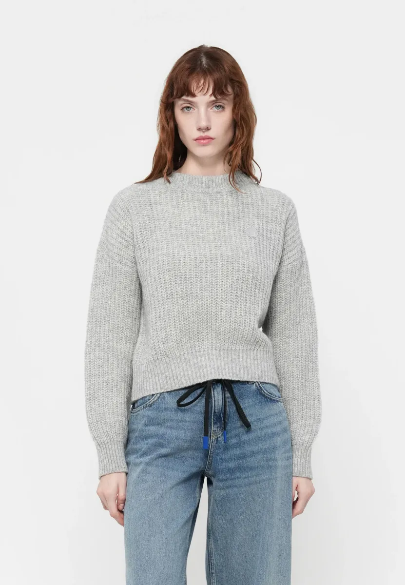 SLOGERYNNA - Strickpullover - open grey