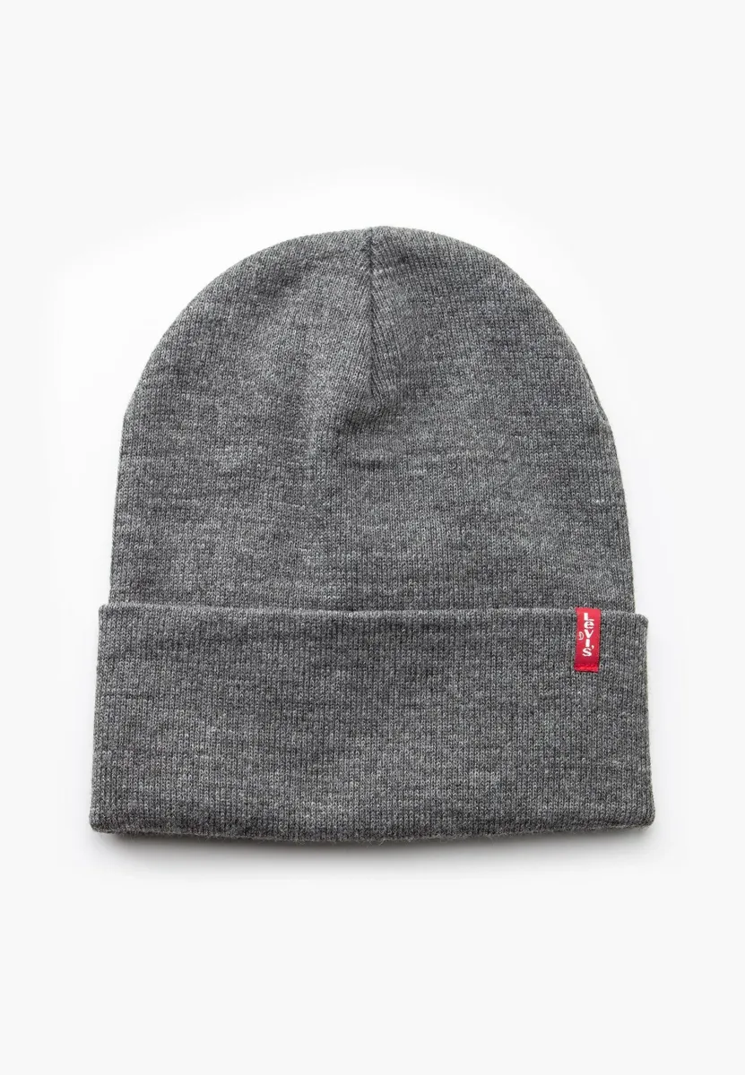 SLOUCHY TAB BEANIE UNISEX - Mütze - regular grey