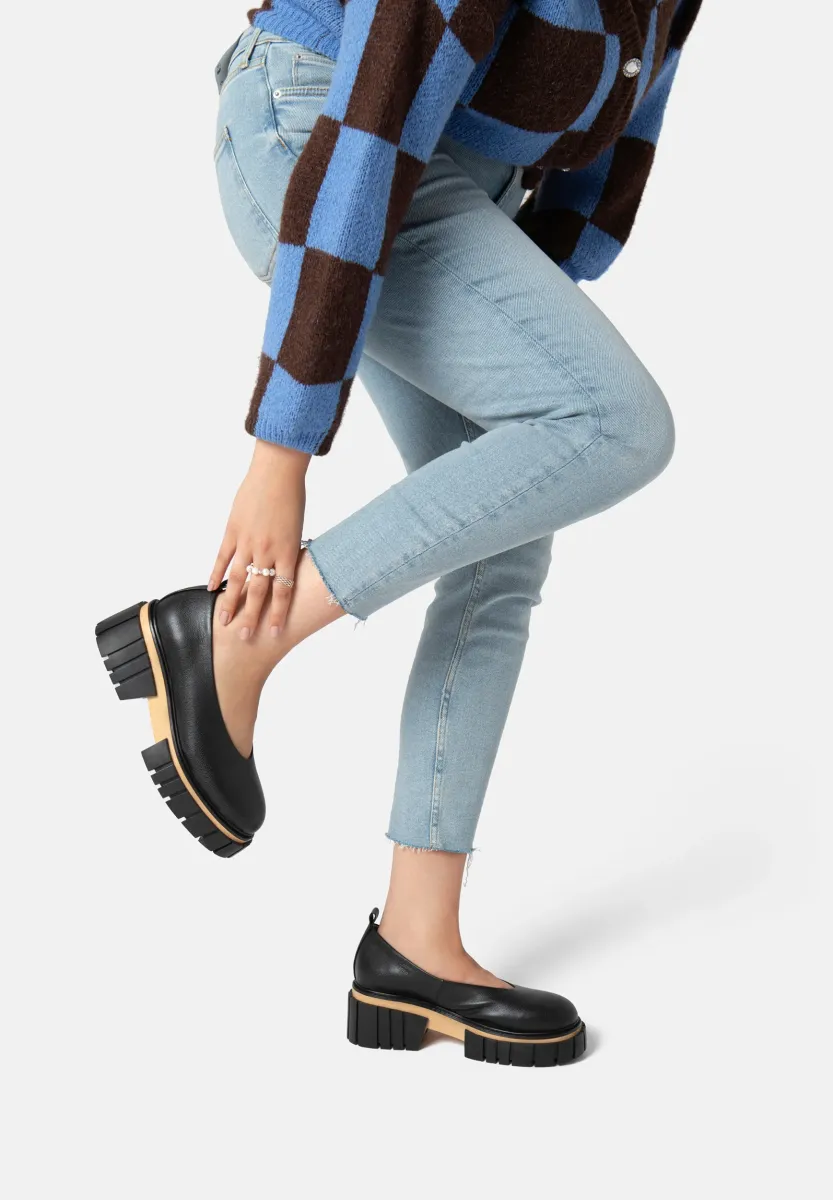 SLOW DOWN BABY - Slipper - black