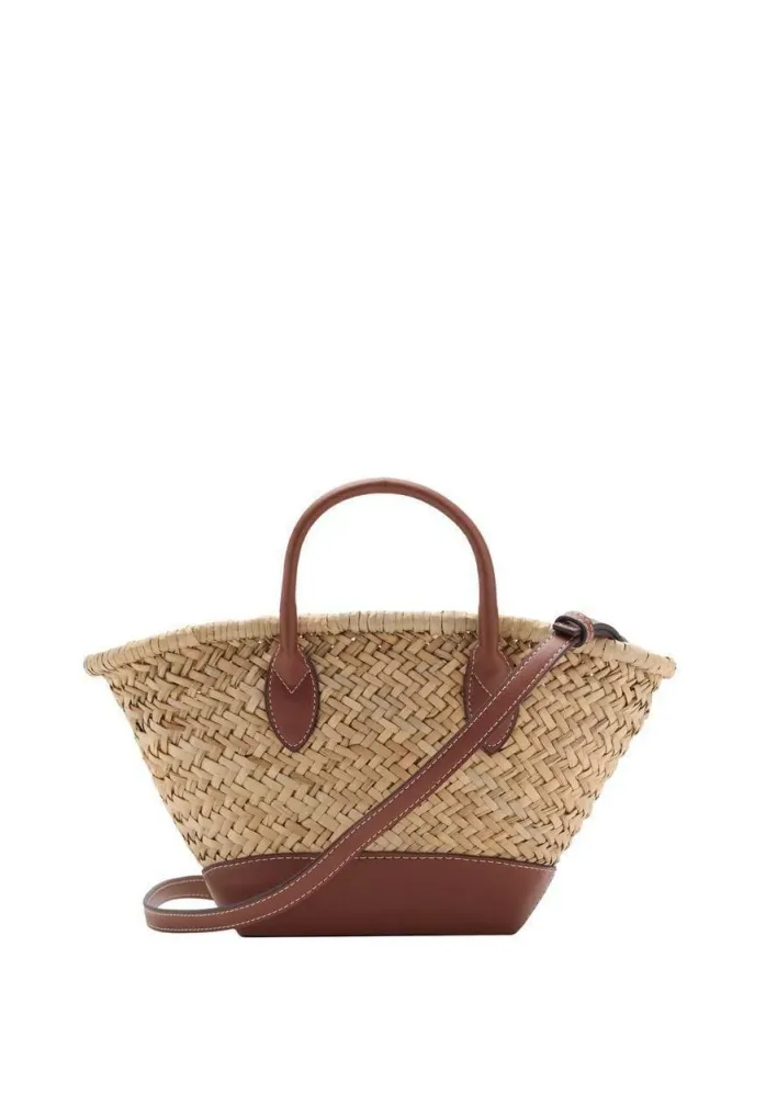 SMALL BASKET - Handtasche - brown