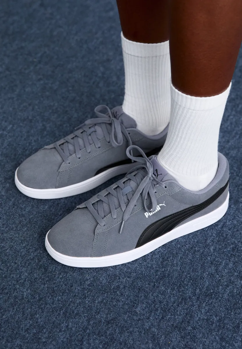 SMASH 3.0 UNISEX - Sneaker low - gray/black/white