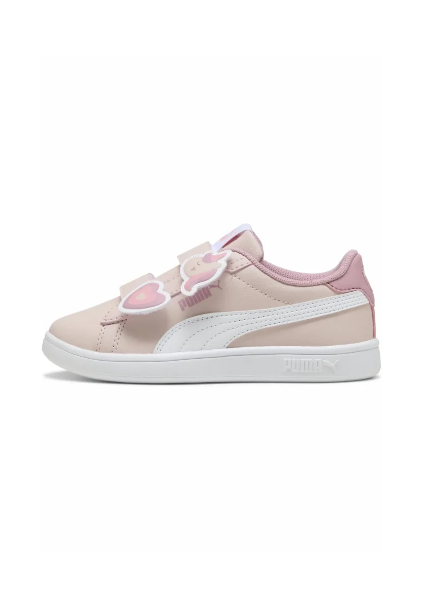 SMASH BADGES - Sneaker low - mauve mist white
